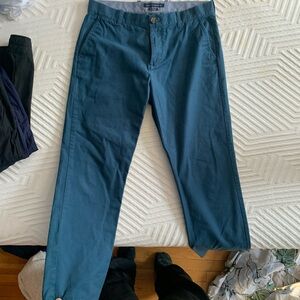Tommy Hilfiger Teal Chinos